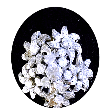 Anello Brillanti-Fiore
