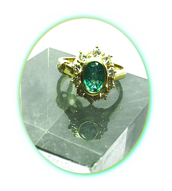 Anello - Smeraldo+10Brill