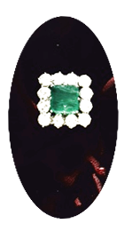 Anello - Smeraldo grande