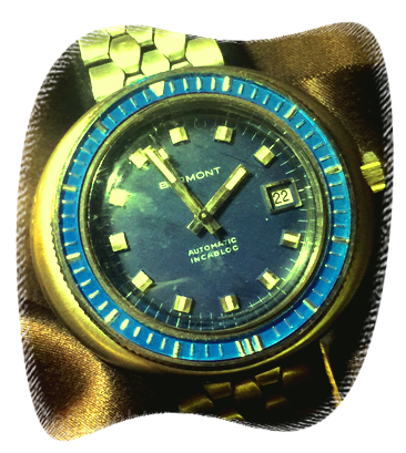 Acciaio Sub-ghiera blu