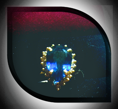 Anello - Topazio Blu